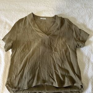Outerknown Green Blouse